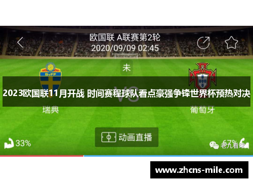 2023欧国联11月开战 时间赛程球队看点豪强争锋世界杯预热对决 2023欧国联11月开战 时间赛程球队看点豪强争锋世界杯预热对决