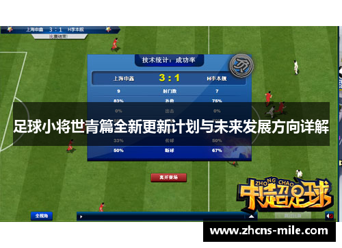 足球小将世青篇全新更新计划与未来发展方向详解 足球小将世青篇全新更新计划与未来发展方向详解